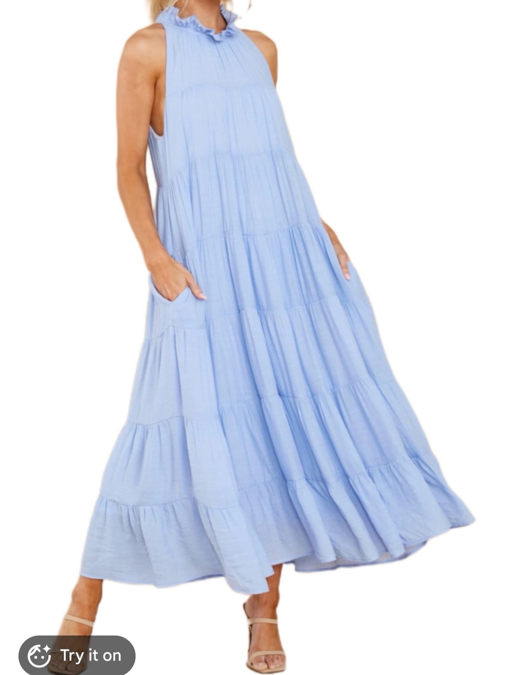 Red Dress Boutique Light Blue Maxi Dress
